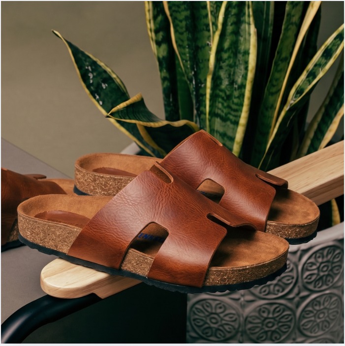 Sandalia de Cuero Hermes para hombre