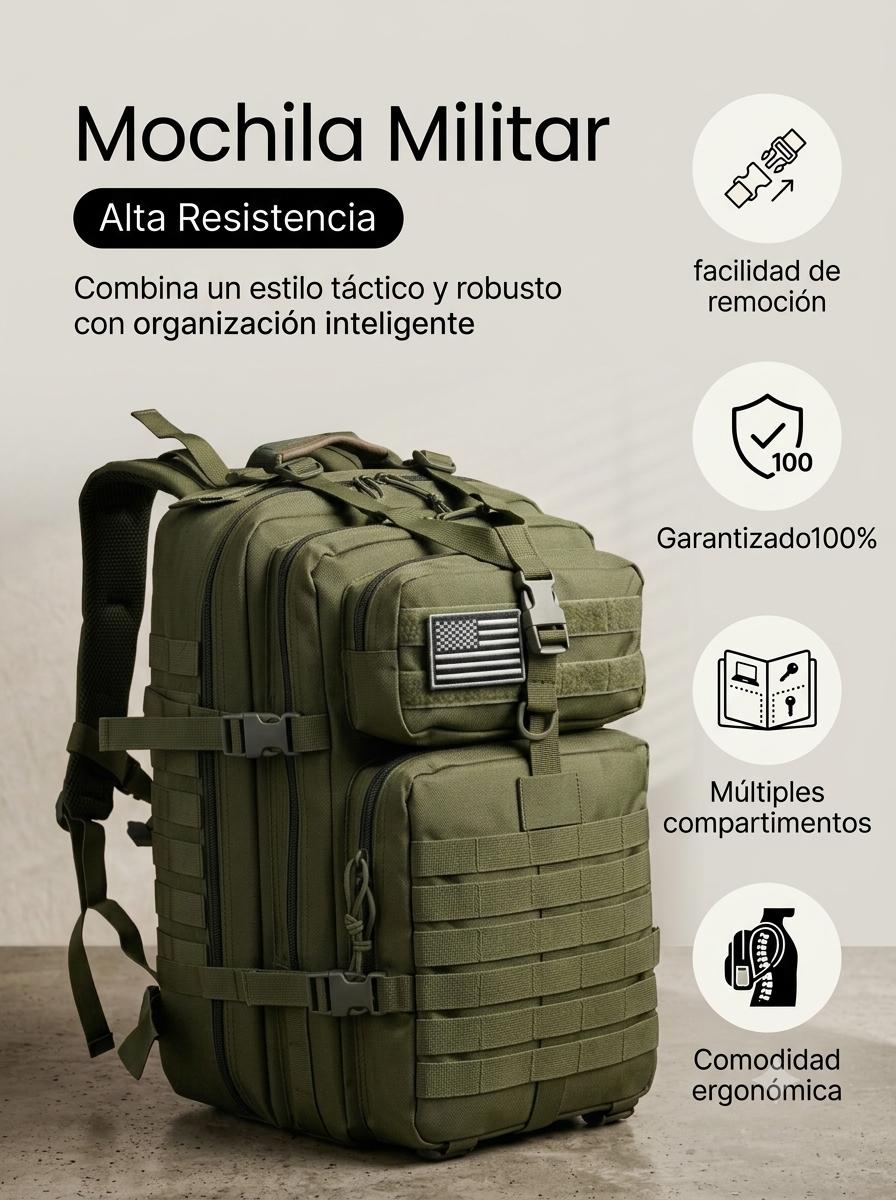 Mochila militar de Alta Resistencia