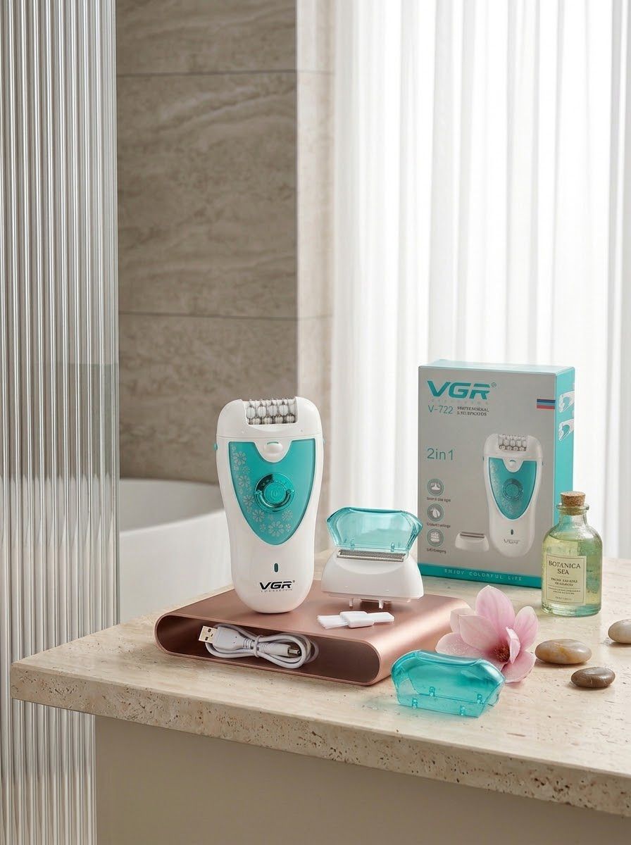Depiladora Profesional 2 en 1 VGRV-722 Piel suave por semanas
