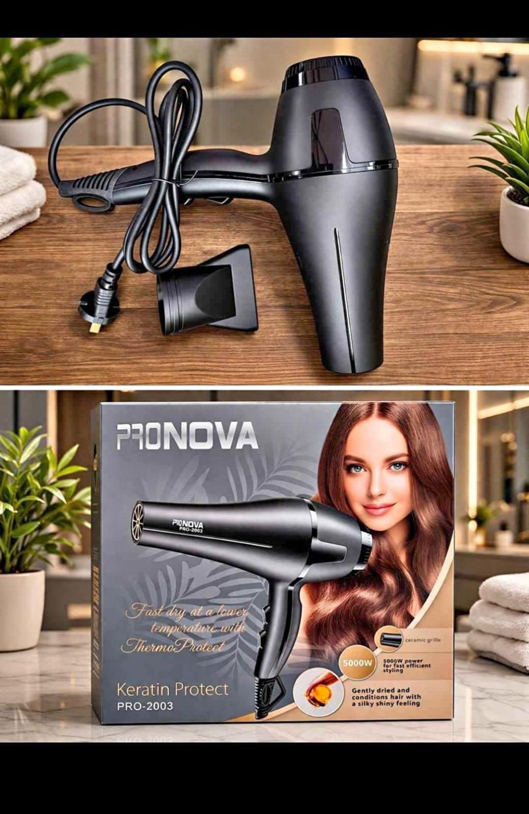 El Secador Pronova Keratin
