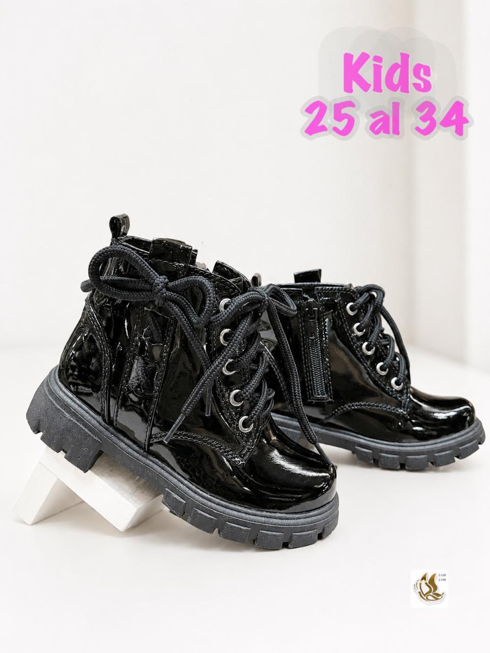 BOTIN NIÑA TIPO ARMY