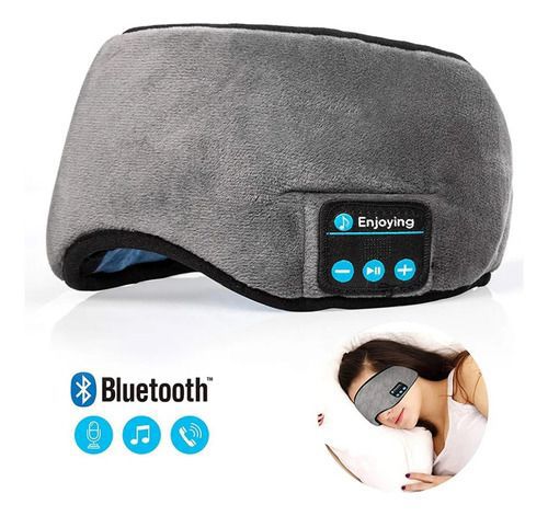 Antifaz para dormir con auriculares Bluetooth