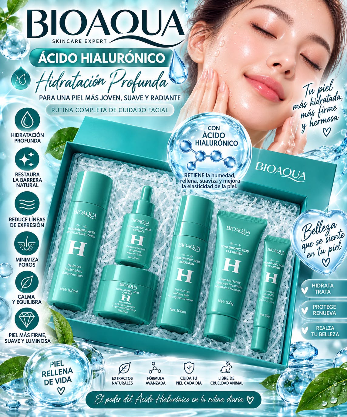 BIOAQUA ROSE HYALURONIC ACID