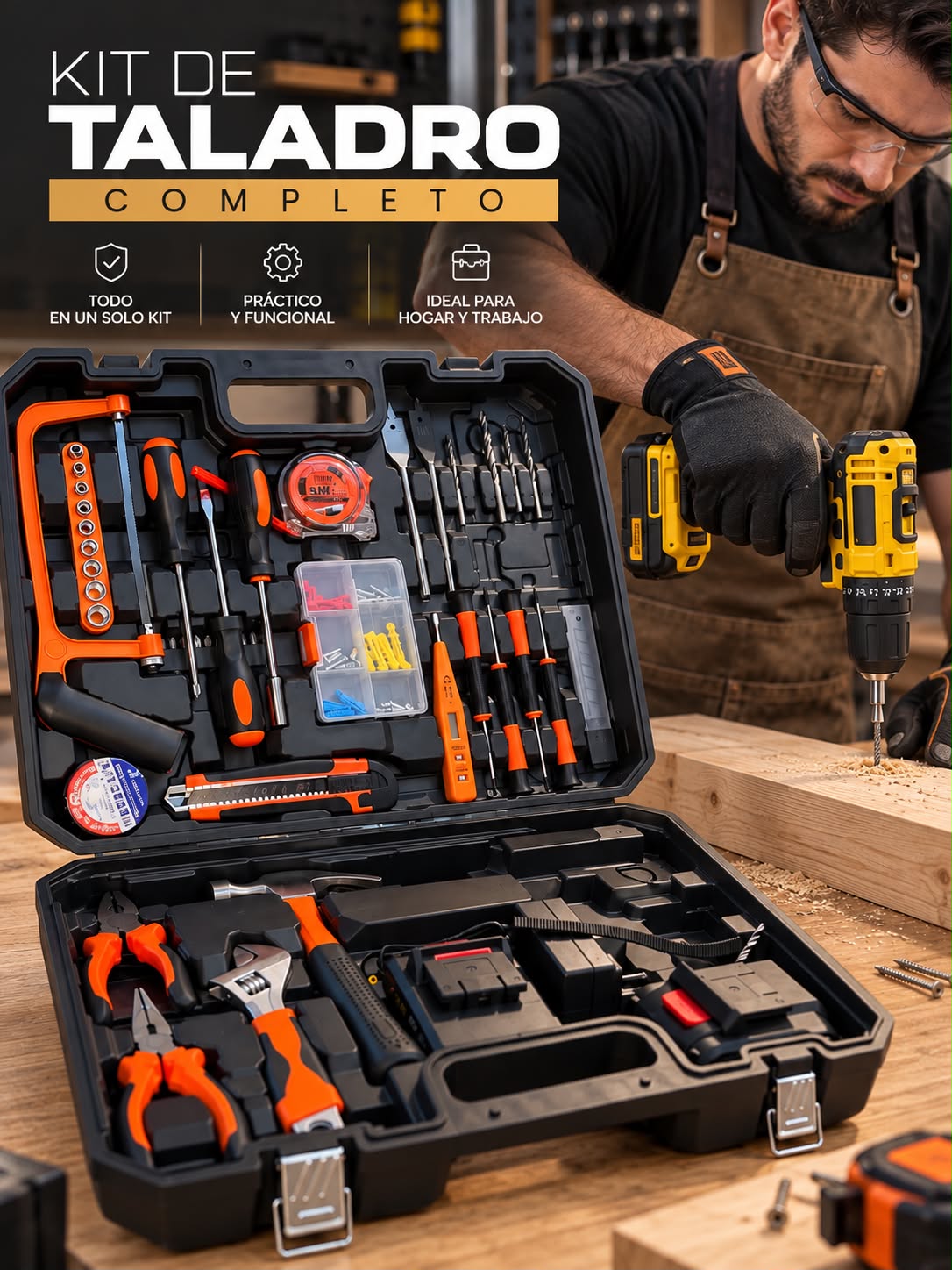 KIT DE TALADRO FULL EQUIPO