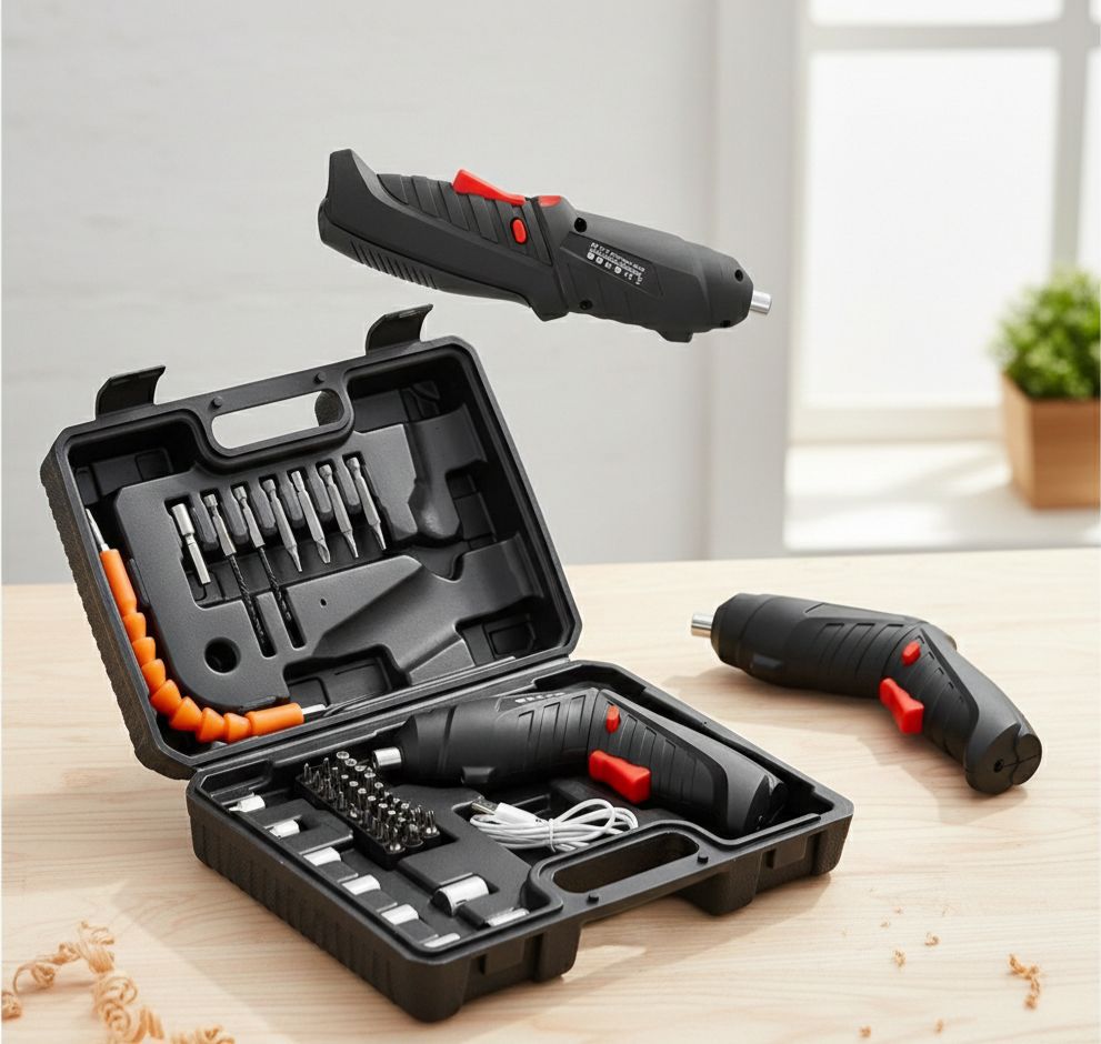 Kit de Destornillador Eléctrico Inalámbrico
