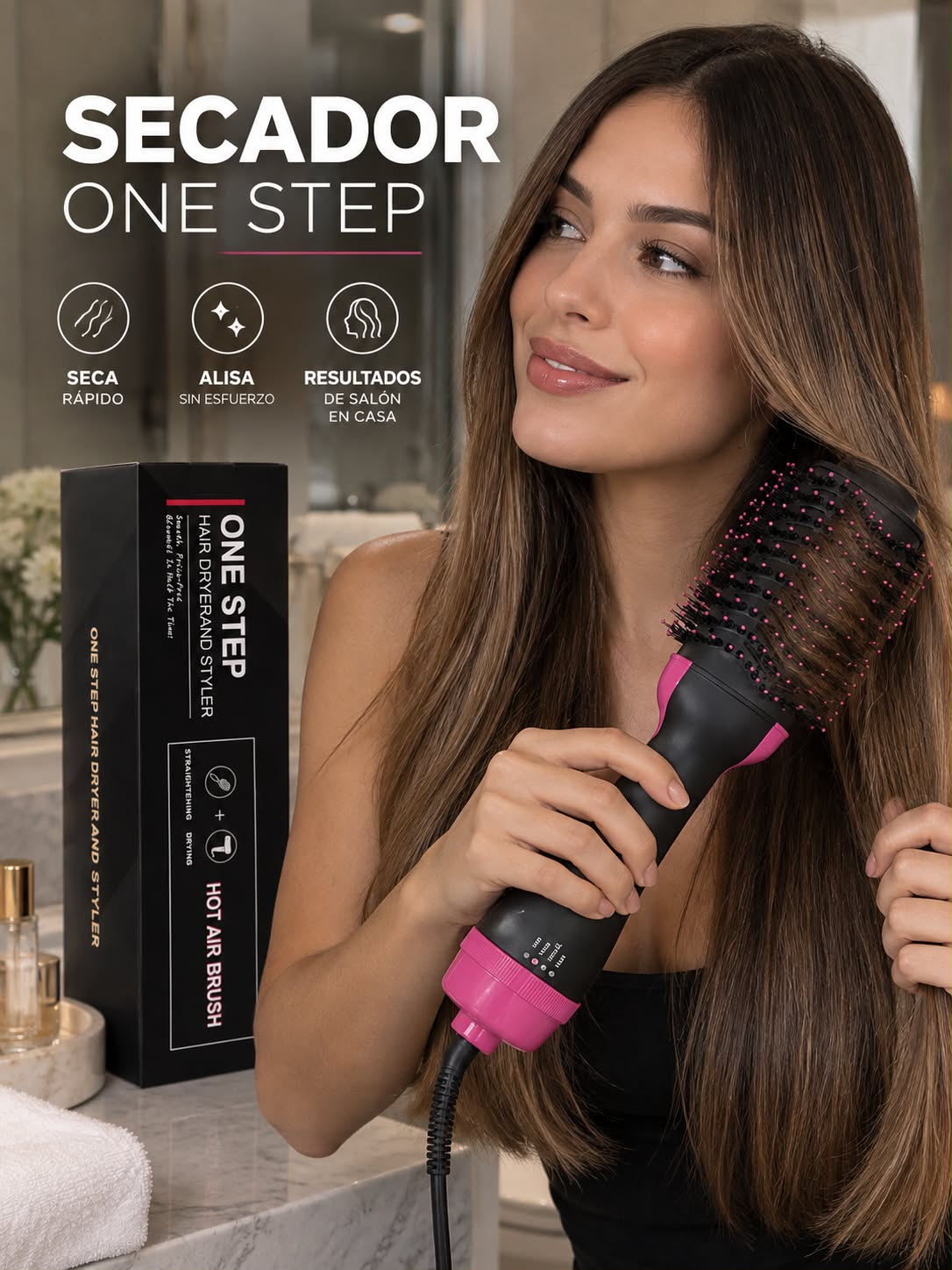 Cepillo Secador 3 en 1 One Step