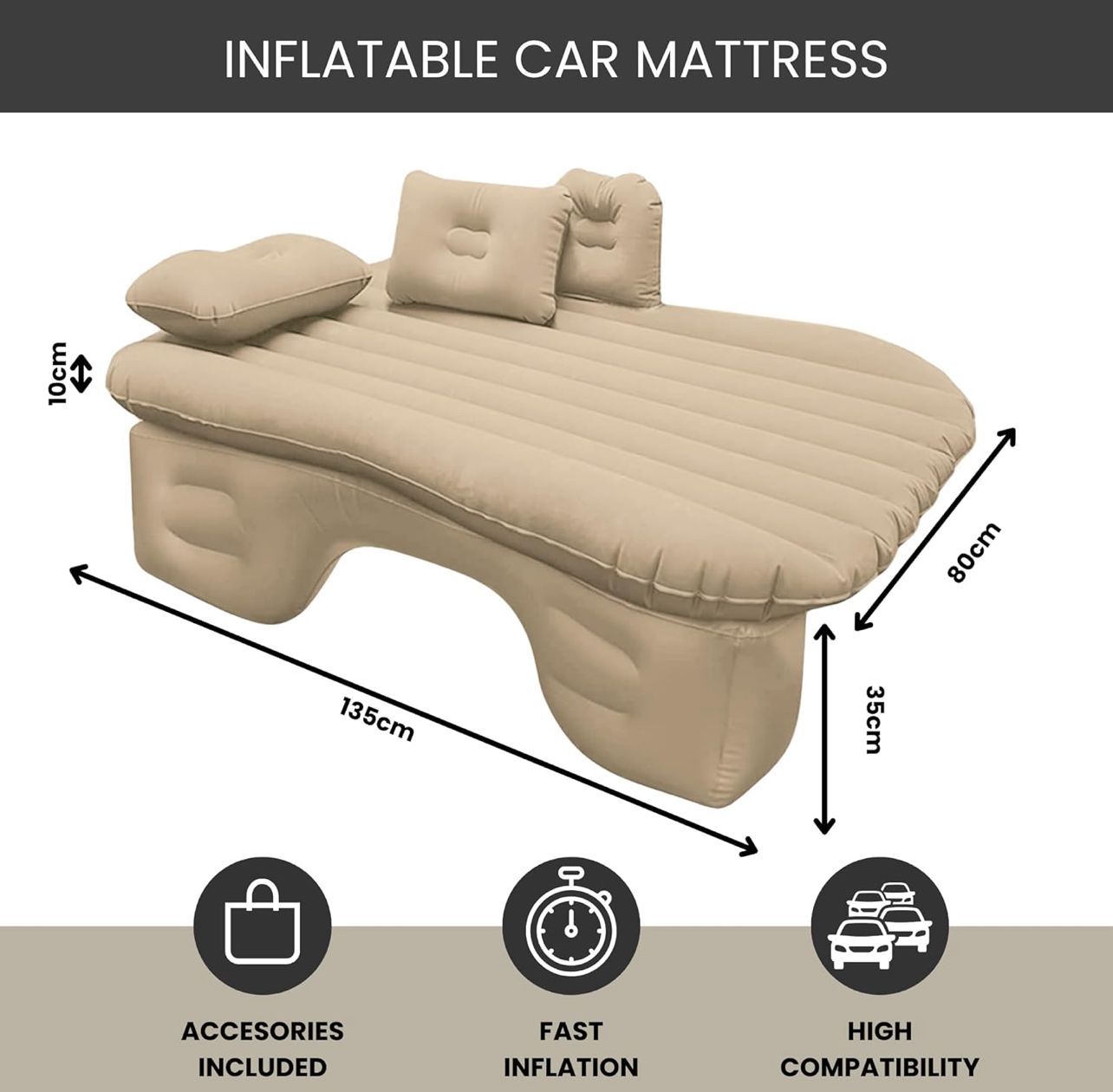Colchón Inflable  Para Carro